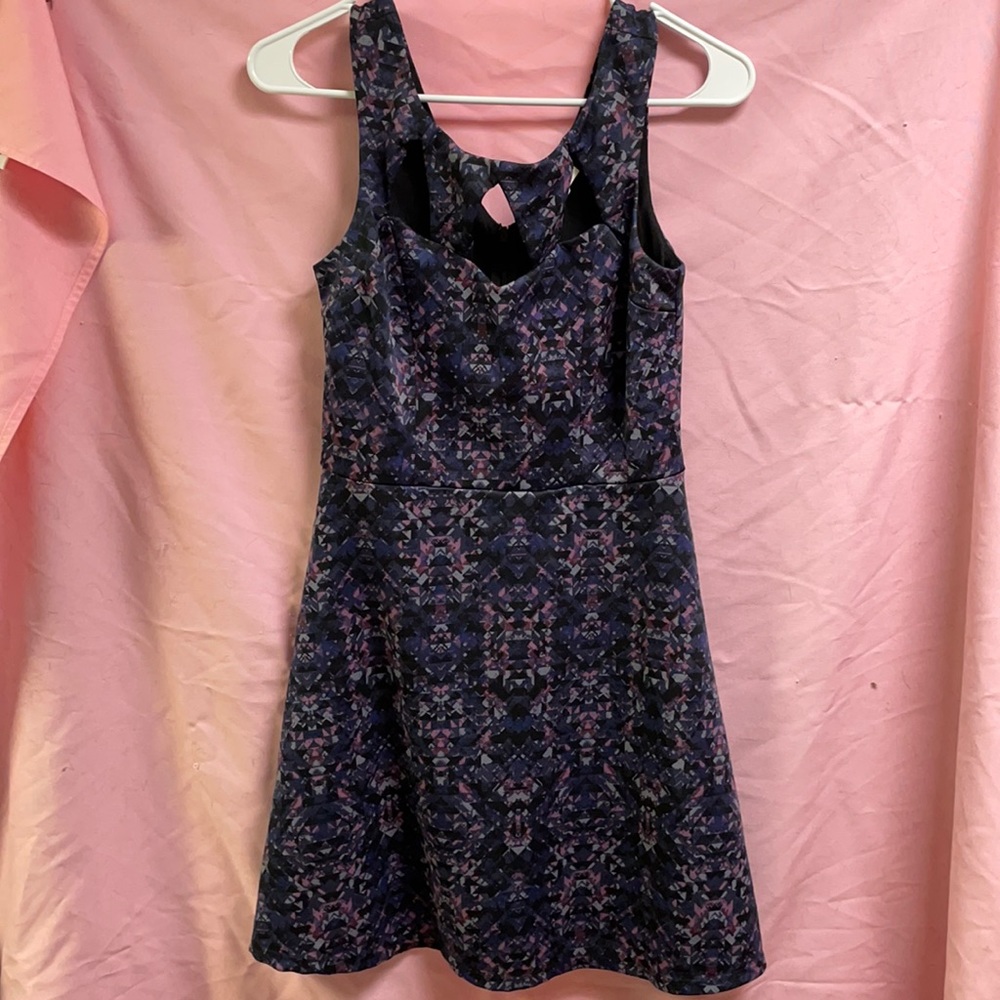 Flattering Geometric Cutout Cocktail Dress